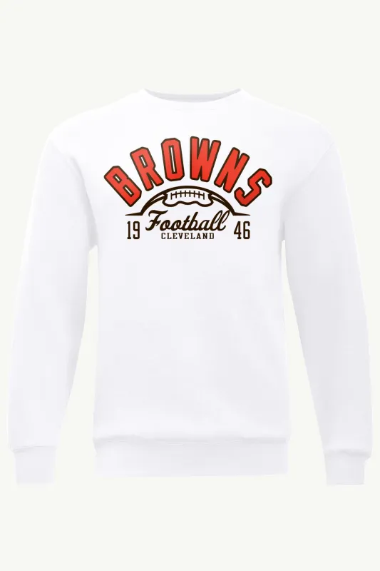 MENS CLEVELAND BROWNS HALF BALL SWEATSHIRT sold by Starter