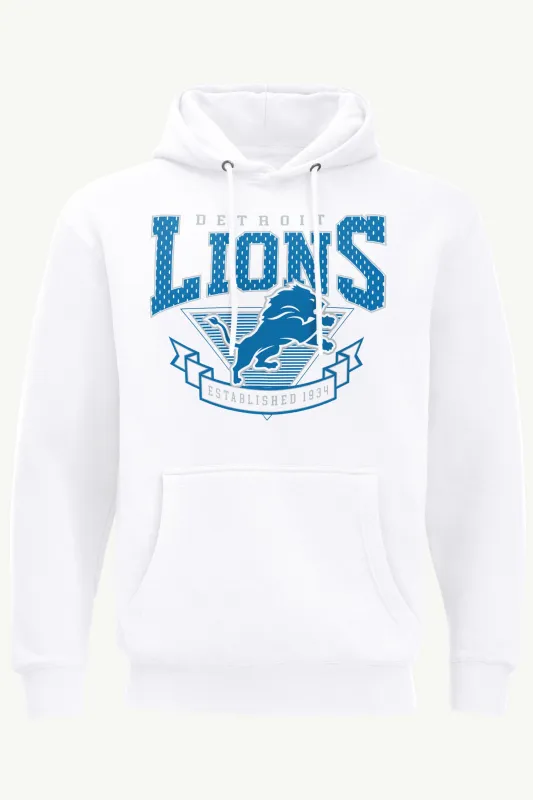 MENS DETROIT LIONS 80's INSPIRED HOODIE sold by Starter