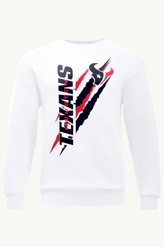 MENS HOUSTON TEXANS COLOR SCRATCH SWEATSHIRT sold by Starter