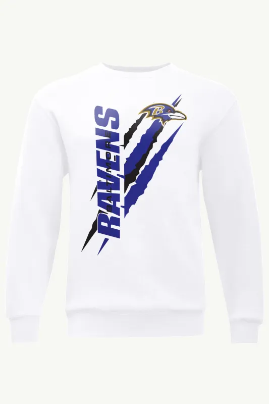 MENS BALTIMORE RAVENS COLOR SCRATCH SWEATSHIRT sold by Starter