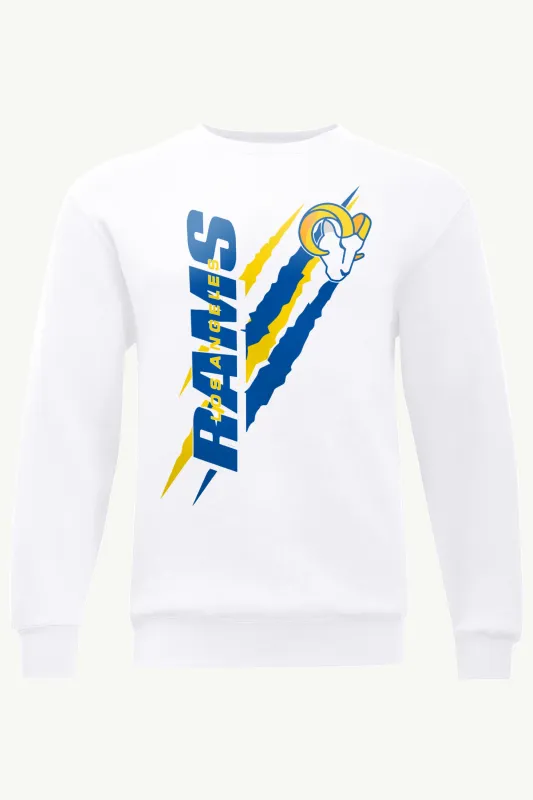 MENS LOS ANGELES RAMS COLOR SCRATCH SWEATSHIRT made by Starter