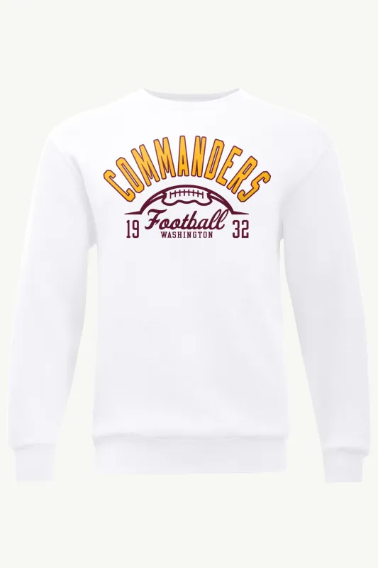 MENS WASHINGTON COMMANDERS HALF BALL SWEATSHIRT made by Starter