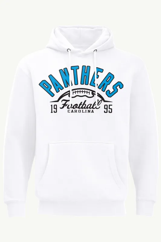 MENS CAROLINA PANTHERS HALF BALL HOODIE made by Starter