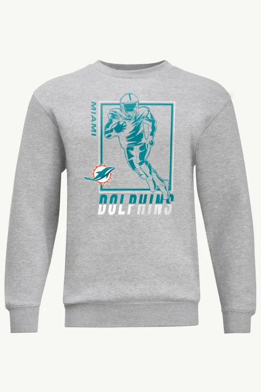 MENS MIAMI DOLPHINS PLAYER GRID SWEATSHIRT sold by Starter