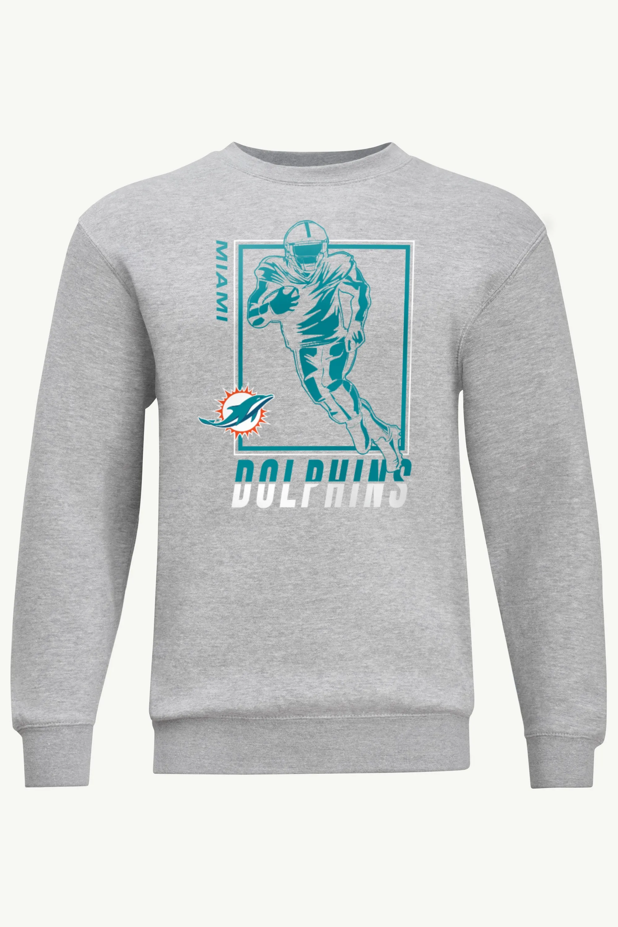MENS MIAMI DOLPHINS PLAYER GRID SWEATSHIRT sold by Starter