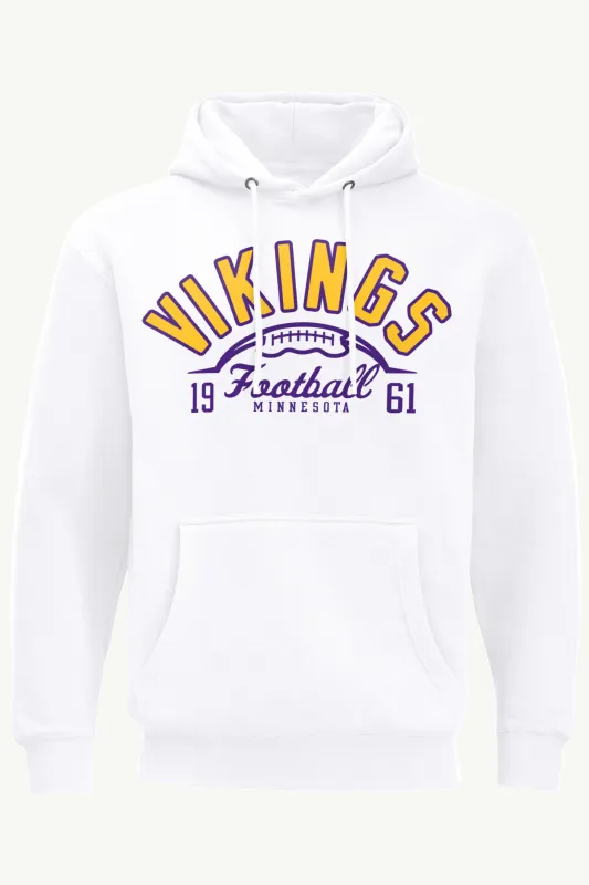 MENS MINNESOTA VIKINGS HALF BALL HOODIE made by Starter