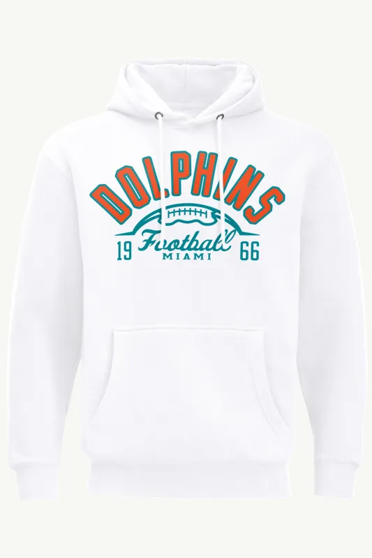 MENS MIAMI DOLPHINS HALF BALL HOODIE sold by Starter