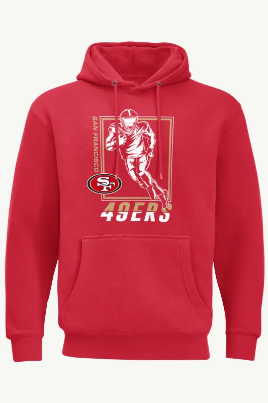 MENS SAN FRANCISCO 49ERs PLAYER GRID HOODIE sold by Starter