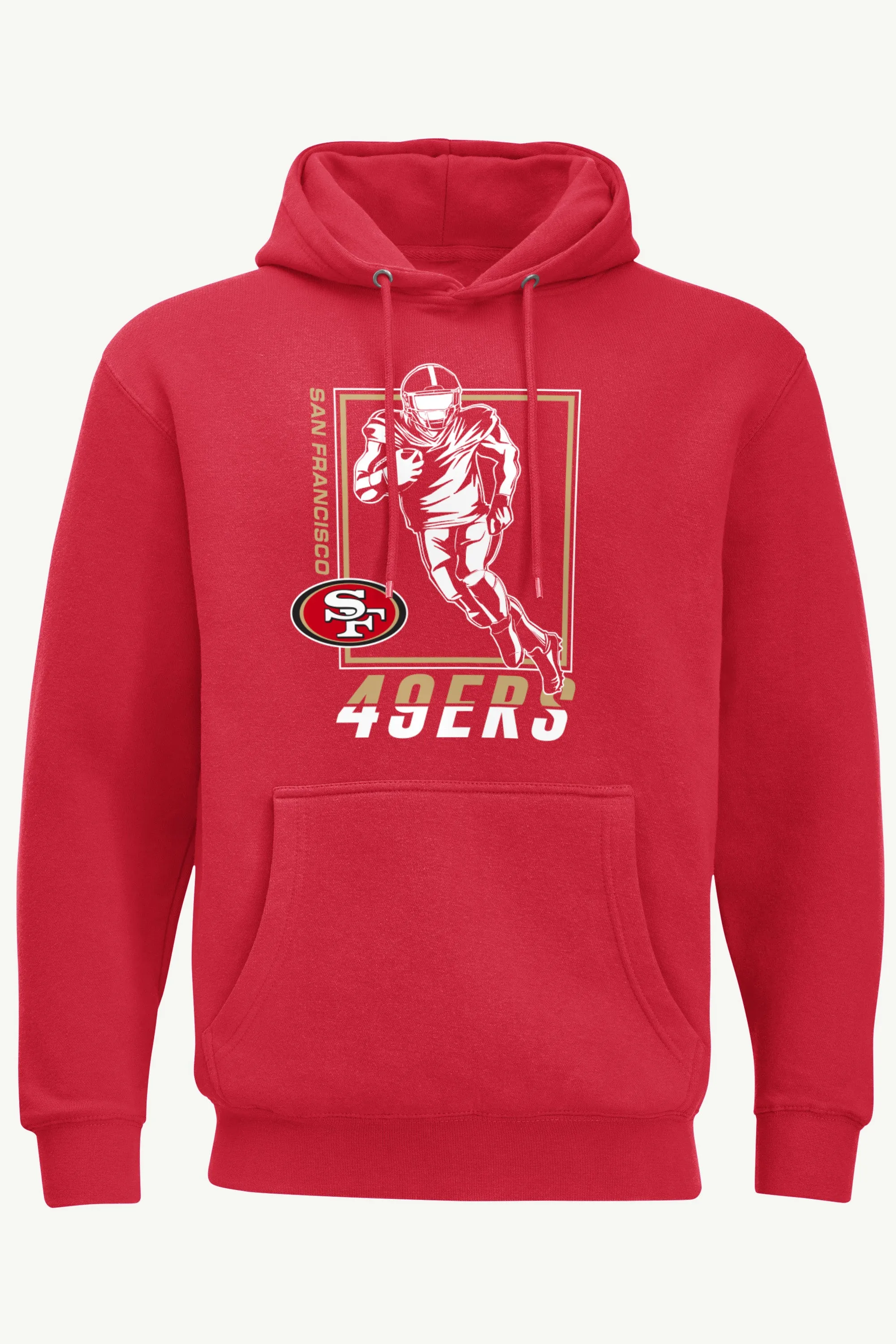 MENS SAN FRANCISCO 49ERs PLAYER GRID HOODIE sold by Starter