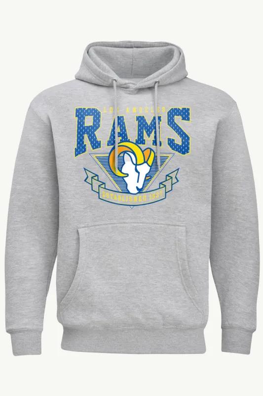 MENS LOS ANGELES RAMS 80's INSPIRED HOODIE made by Starter