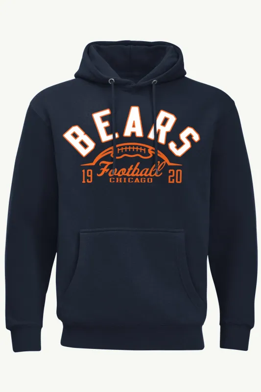 MENS CHICAGO BEARS STARTER HALF BALL HOODIE made by Starter