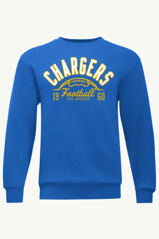 MENS LOS ANGELES CHARGERS HALF BALL SWEATSHIRT made by Starter