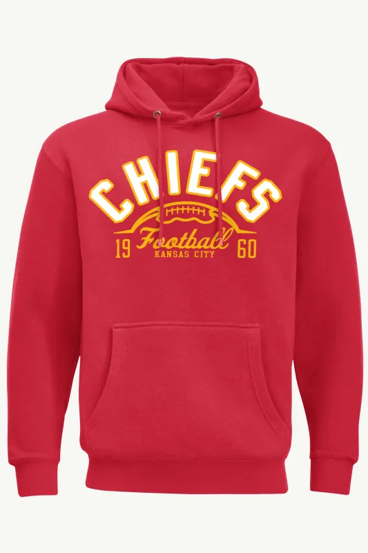 MENS KANSAS CITY CHIEFS HALF BALL HOODIE sold by Starter