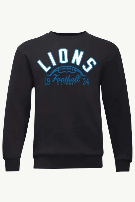 MENS DETROIT LIONS HALF BALL SWEATSHIRT sold by Starter