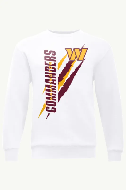 MENS WASHINGTON COMMANDERS COLOR SCRATCH TEAM LOGO SWEATSHIRT made by Starter
