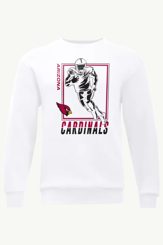 MENS ARIZONA CARDINALS PLAYER GRID SWEATSHIRT made by Starter