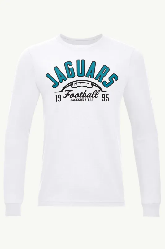 MENS JACKSONVILLE JAGUARS HALF BALL LONG SLEEVE T SHIRT sold by Starter