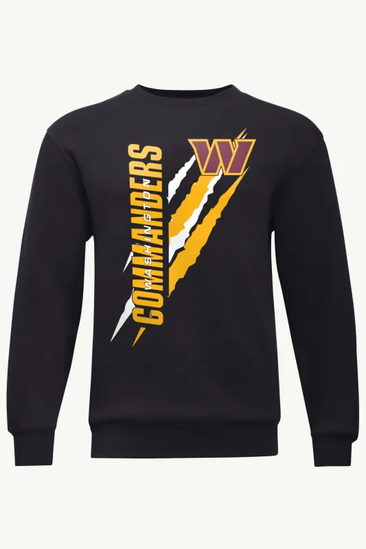 MENS WASHINGTON COMMANDERS COLOR SCRATCH TEAM LOGO SWEATSHIRT sold by Starter