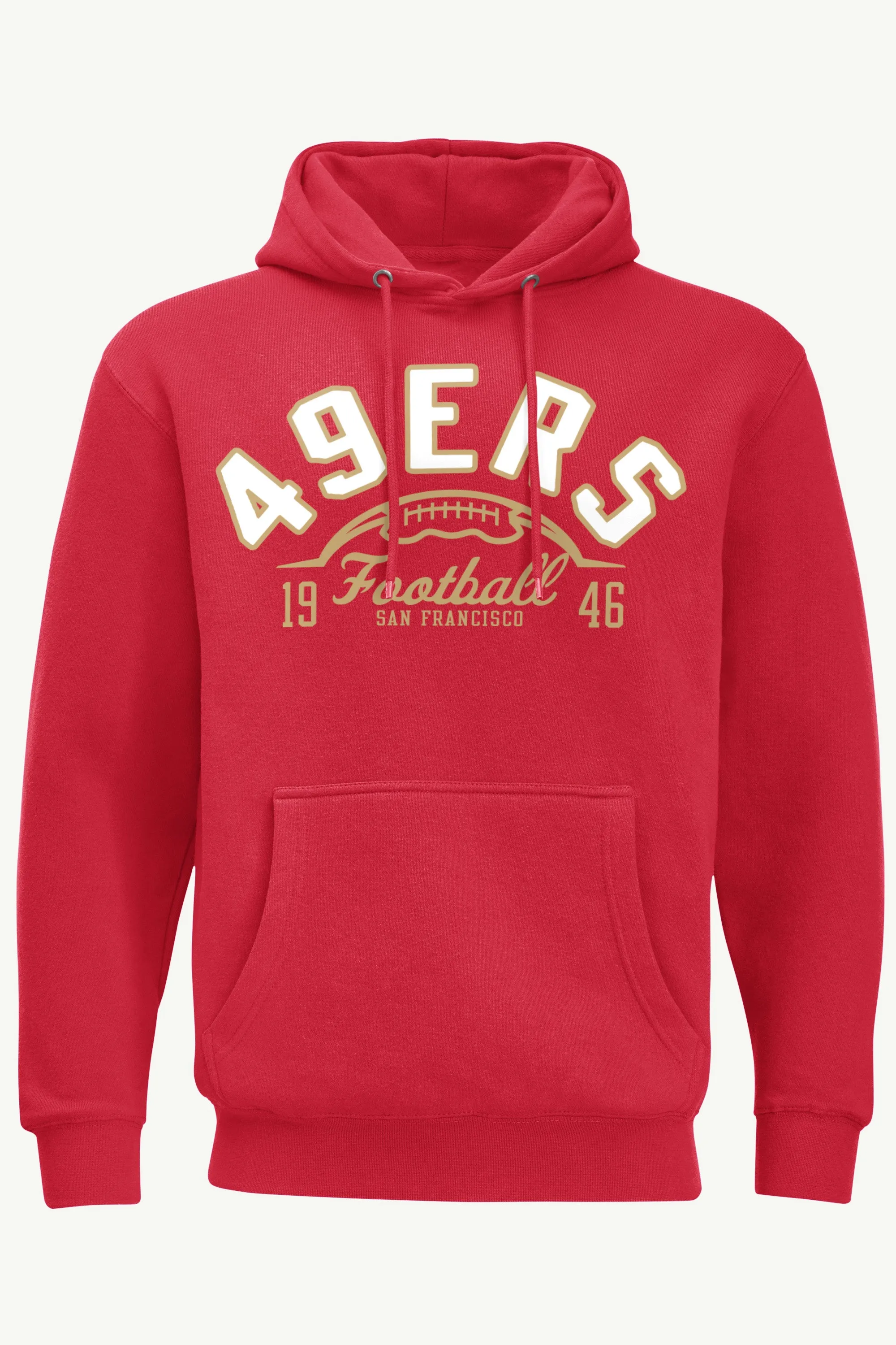 MENS SAN FRANCISCO 49ERS HALF BALL HOODIE sold by Starter