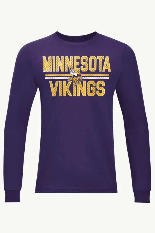 MENS MINNESOTA VIKINGS MESH LOOK LONG SLEEVE T SHIRT sold by Starter