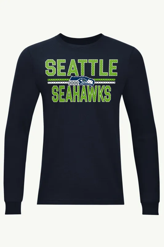 MENS SEATTLE SEAHAWKS MESH LOOK LONG SLEEVE T SHIRT sold by Starter