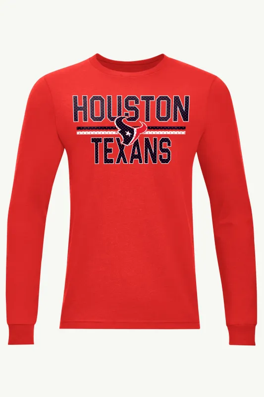 MENS HOUSTON TEXANS MESH LOOK LONG SLEEVE T SHIRT sold by Starter