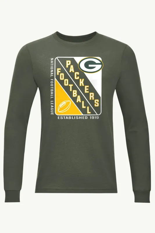 MENS GREEN BAY PACKERS SHIELD LOGO LONG SLEEVE T SHIRT sold by Starter