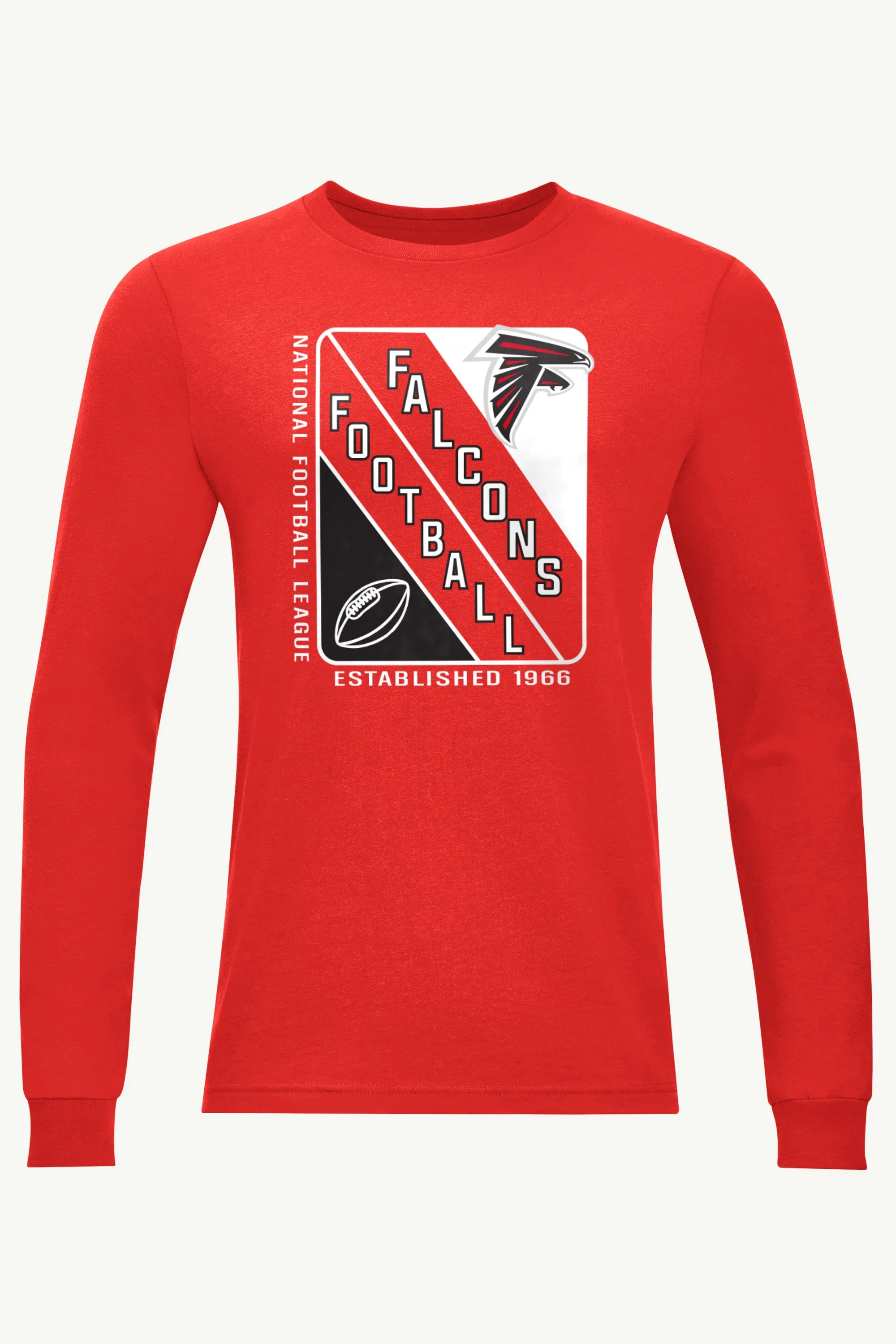 MENS ATLANTA FALCONS SHIELD LOGO LONG SLEEVE T SHIRT sold by Starter