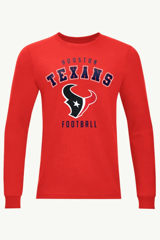 MENS HOUSTON TEXANS LONG SLEEVE T SHIRT sold by Starter