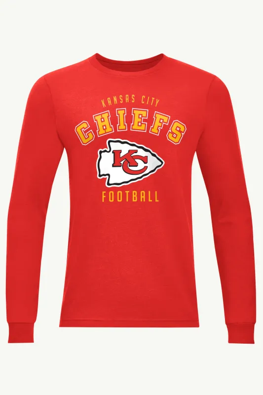MENS KANSAS CITY CHIEFS LONG SLEEVE T SHIRT sold by Starter