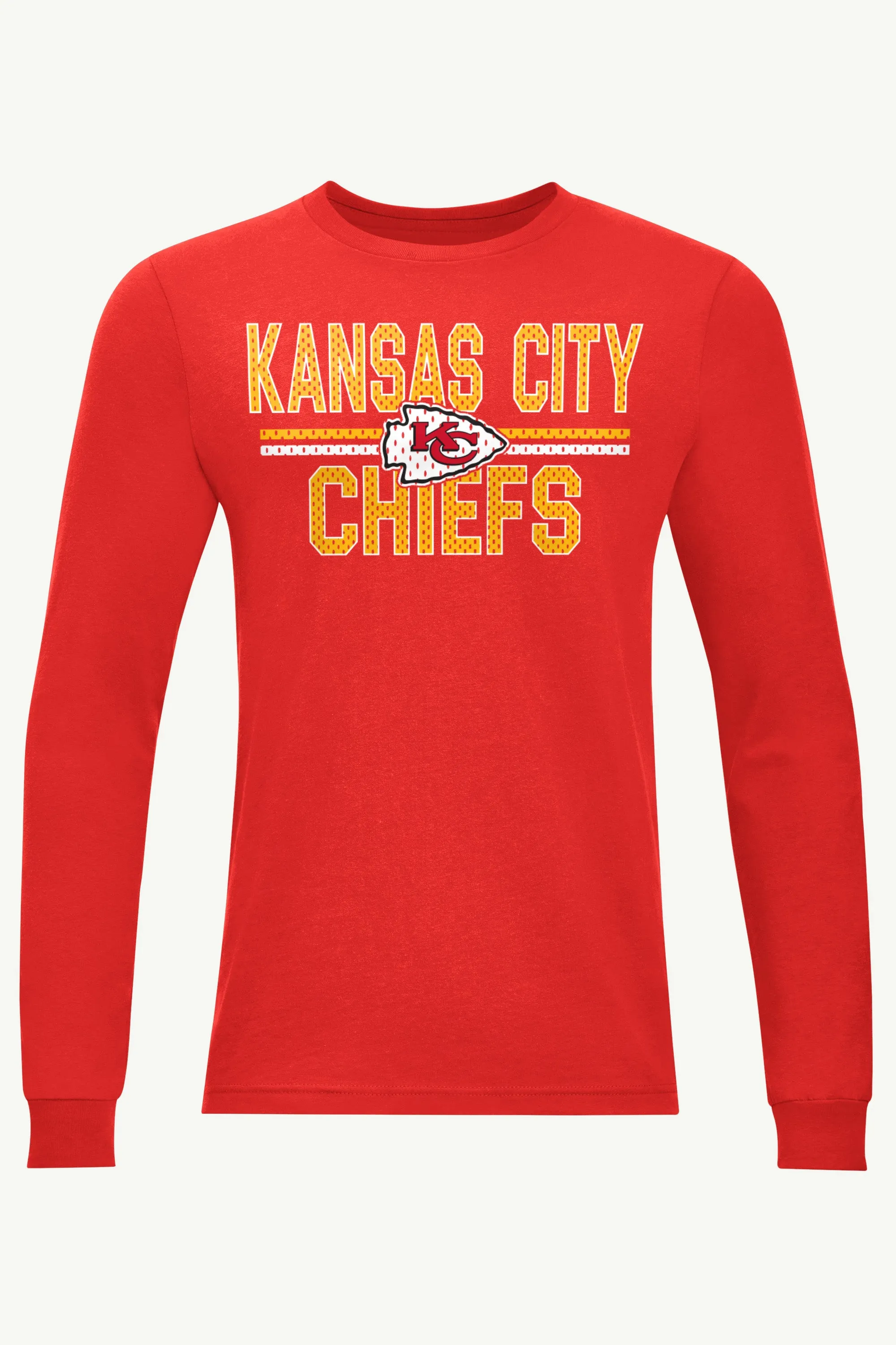 MENS KANSAS CITY CHIEFS MESH LOOK LONG SLEEVE T SHIRT sold by Starter