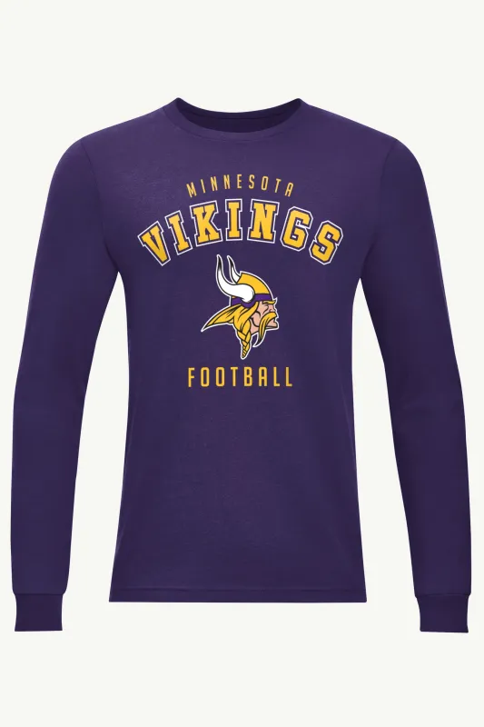 MENS MINNESOTA VIKINGS LONG SLEEVE T SHIRT made by Starter