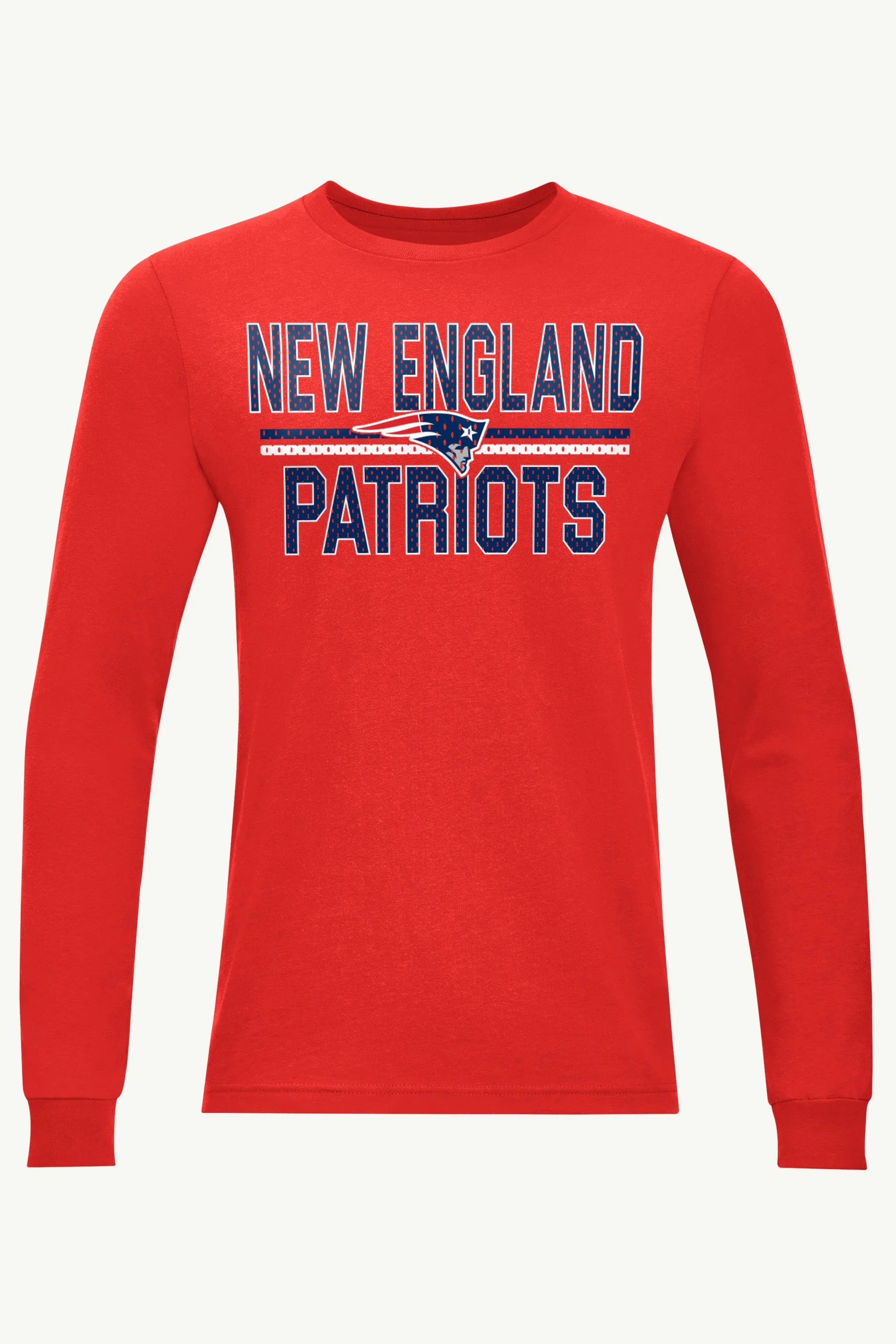 MENS NEW ENGLAND PATRIOTS MESH LOOK LONG SLEEVE T SHIRT sold by Starter