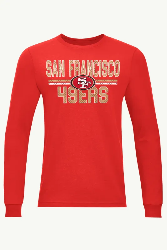 MENS SAN FRANCISCO 49ERs MESH LOOK LONG SLEEVE T SHIRT sold by Starter