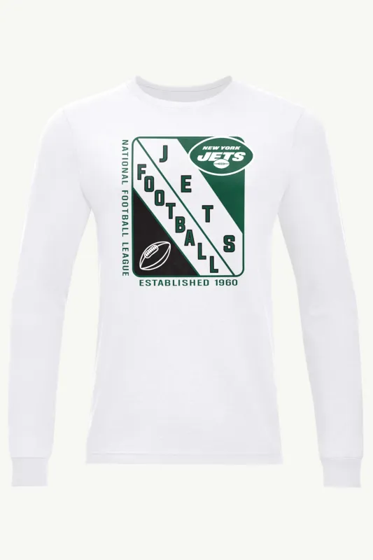 MENS NEW YORK JETS SHIELD LOGO LONG SLEEVE T SHIRT sold by Starter