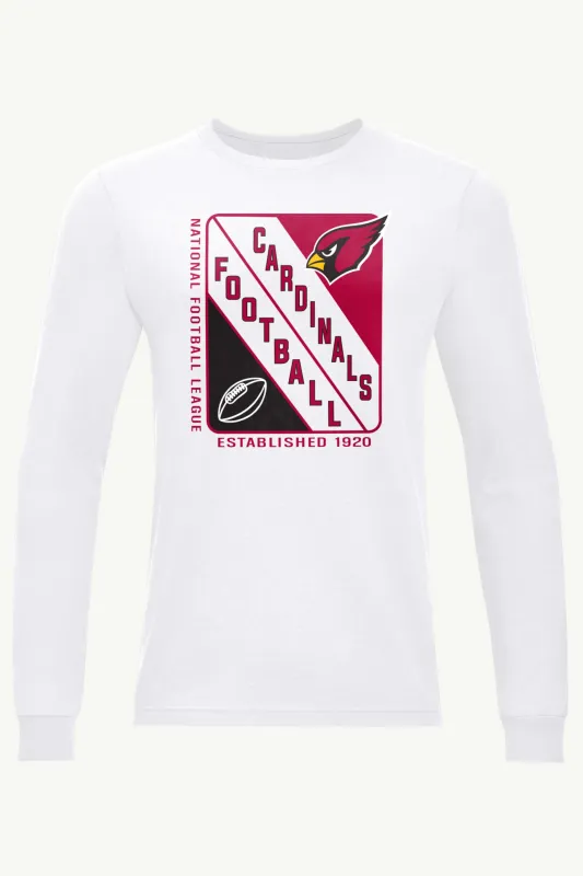 MENS ARIZONA CARDINALS SHIELD LOGO LONG SLEEVE T SHIRT sold by Starter