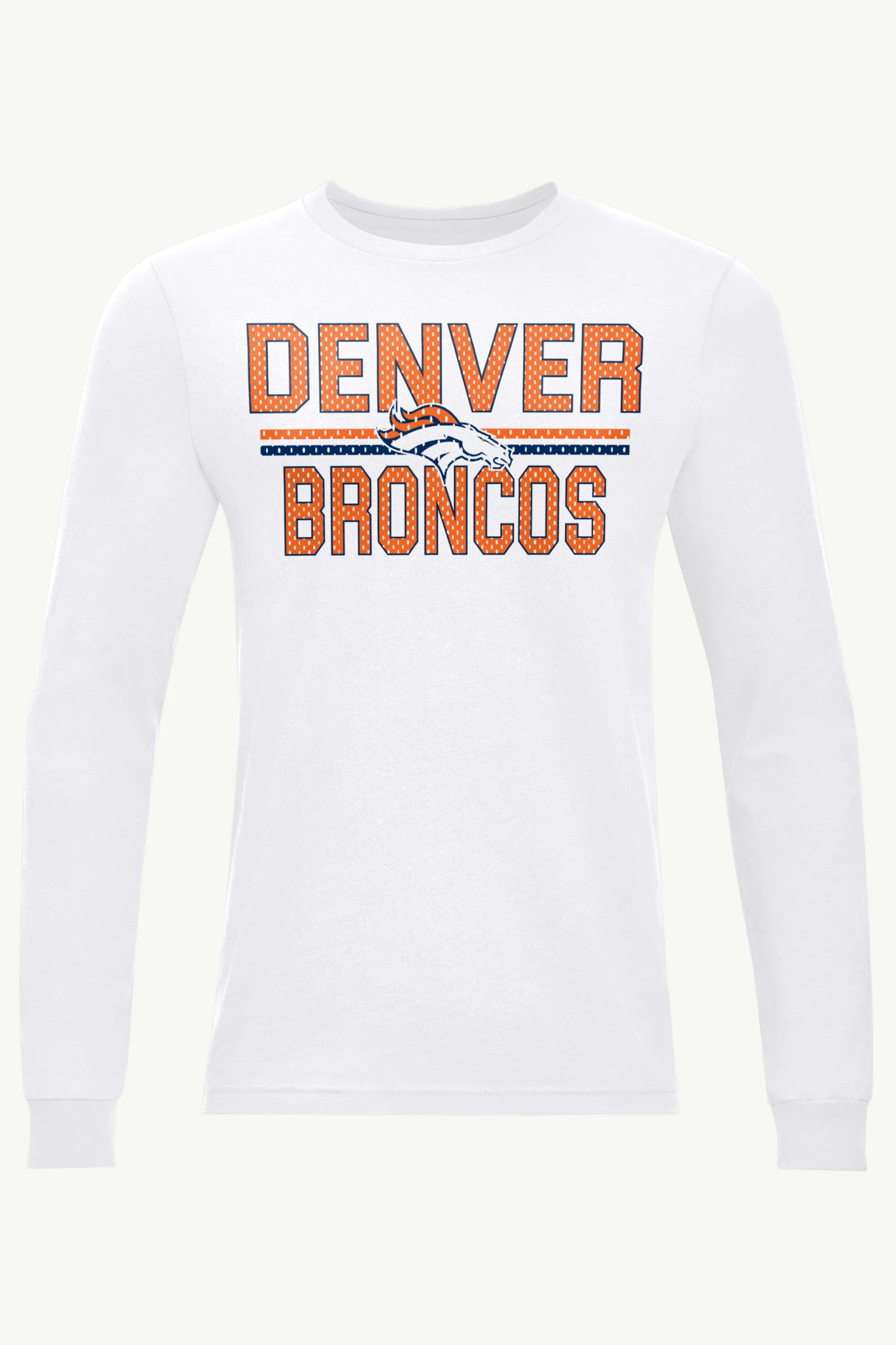 MENS DENVER BRONCOS MESH LOOK LONG SLEEVE T SHIRT sold by Starter
