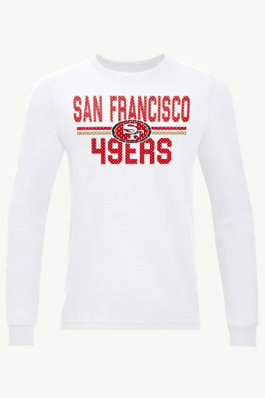 MENS SAN FRANCISCO 49ERs MESH LOOK LONG SLEEVE T SHIRT sold by Starter