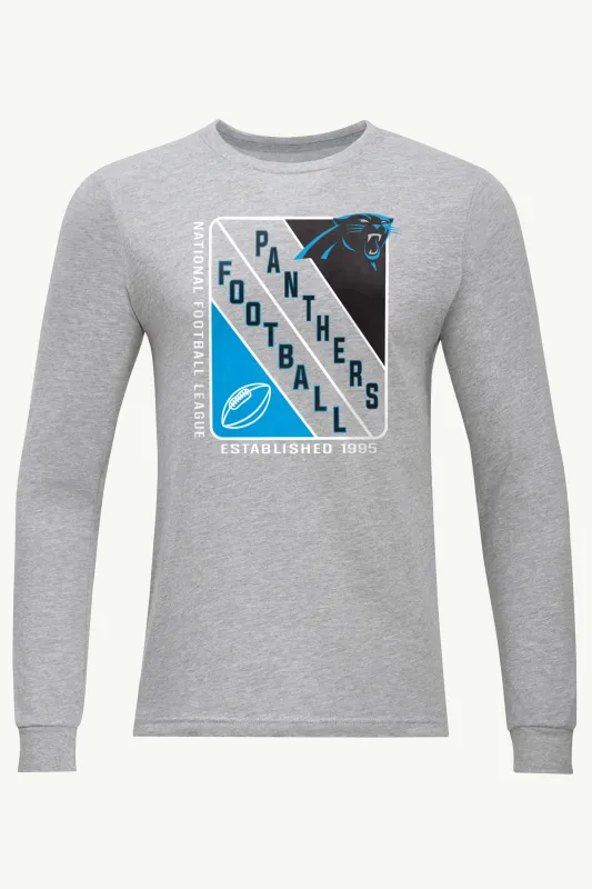 MENS CAROLINA PANTHERS SHIELD LOGO LONG SLEEVE T SHIRT sold by Starter