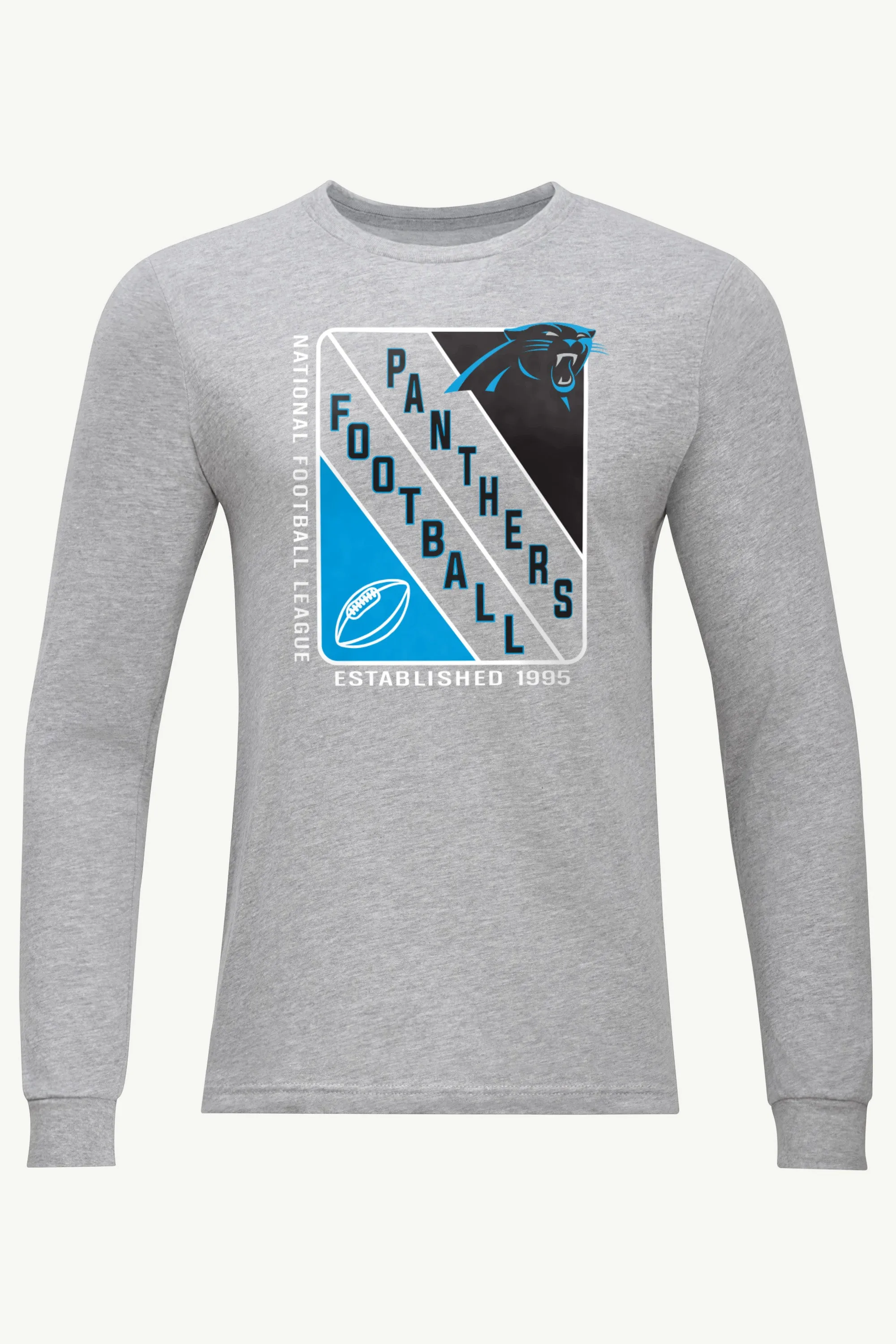 MENS CAROLINA PANTHERS SHIELD LOGO LONG SLEEVE T SHIRT sold by Starter
