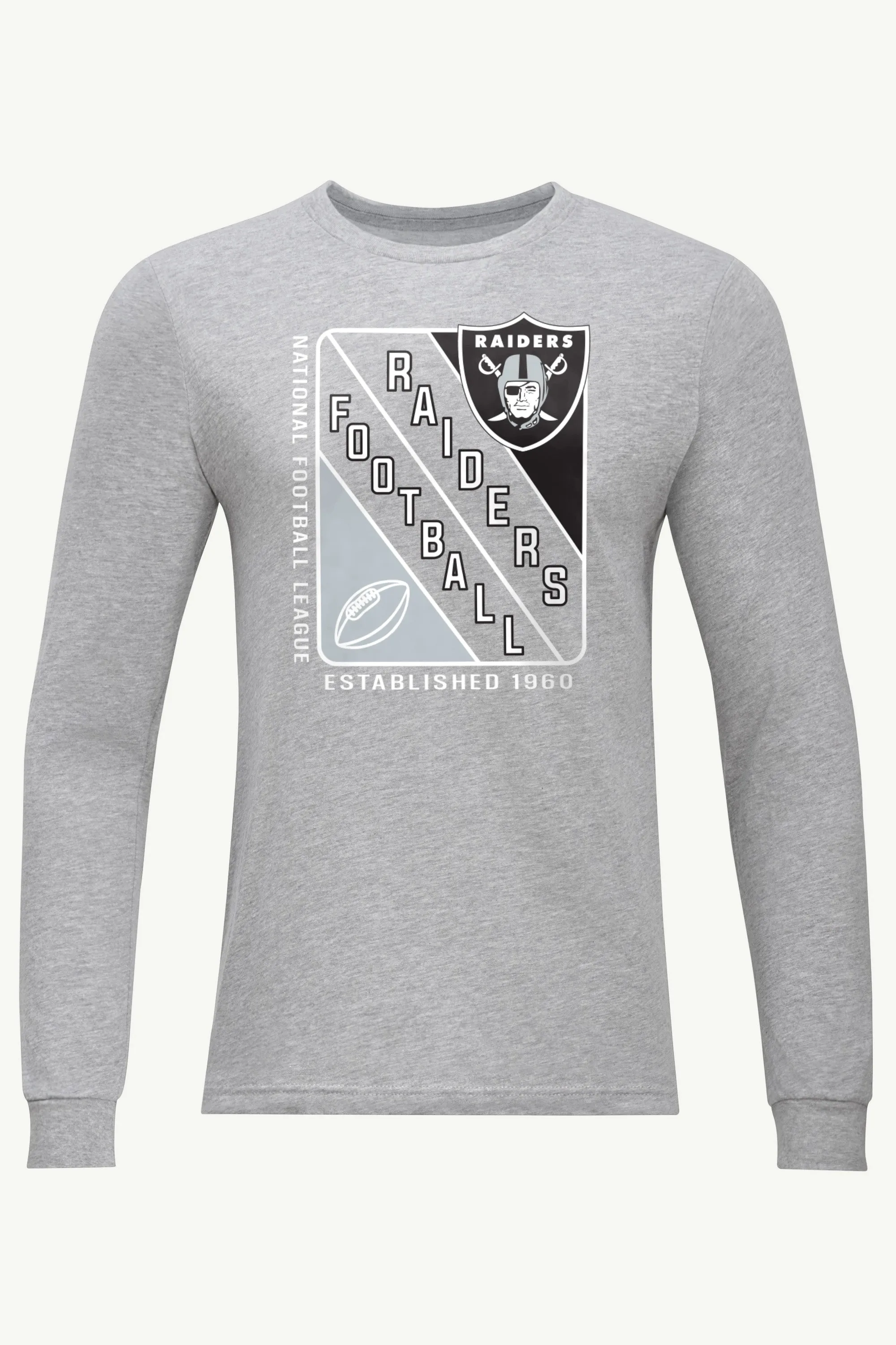 MENS LAS VEGAS RAIDERS SHIELD LOGO LONG SLEEVE T SHIRT sold by Starter