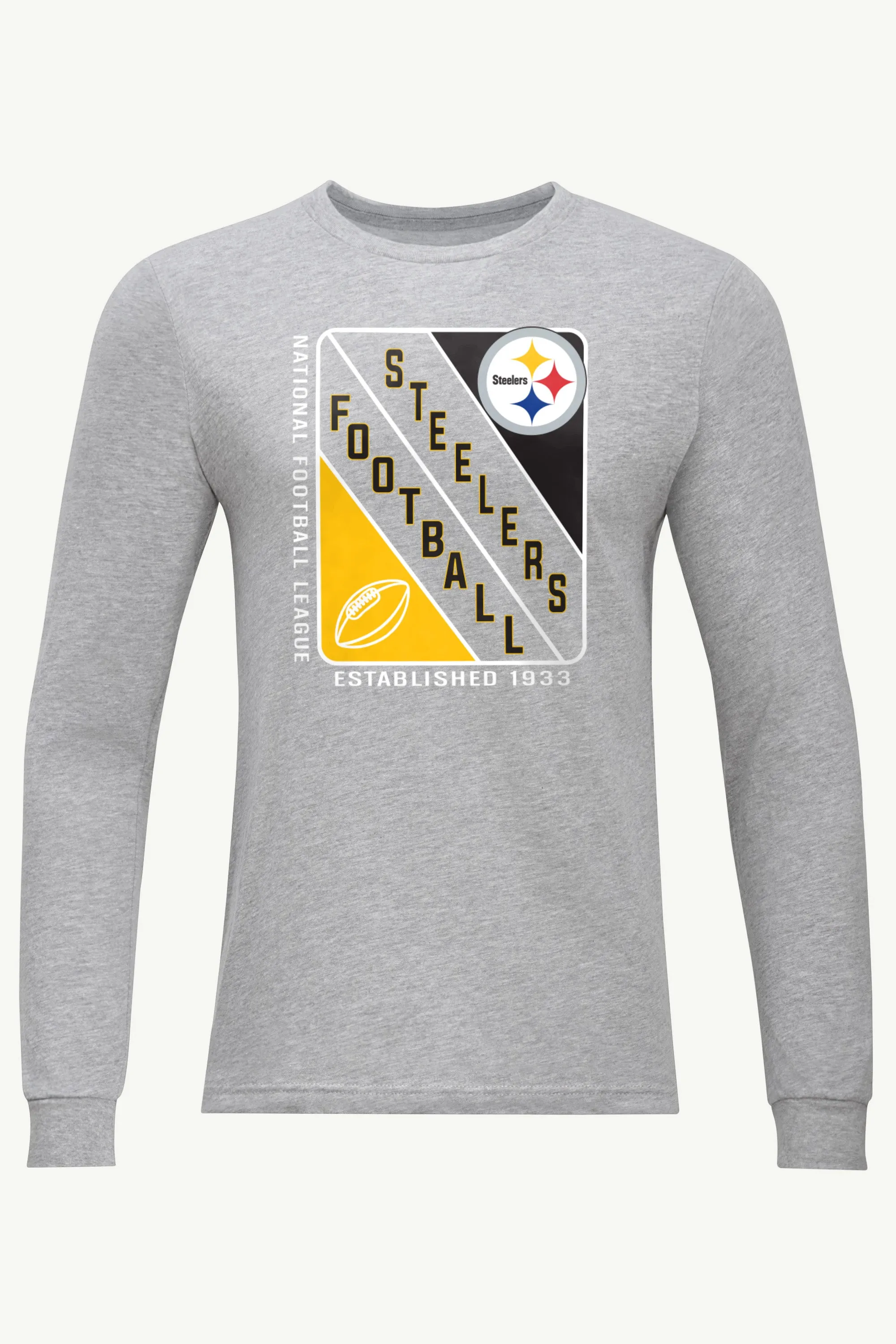 MENS PITTSBURGH STEELERS SHIELD LOGO LONG SLEEVE T SHIRT sold by Starter