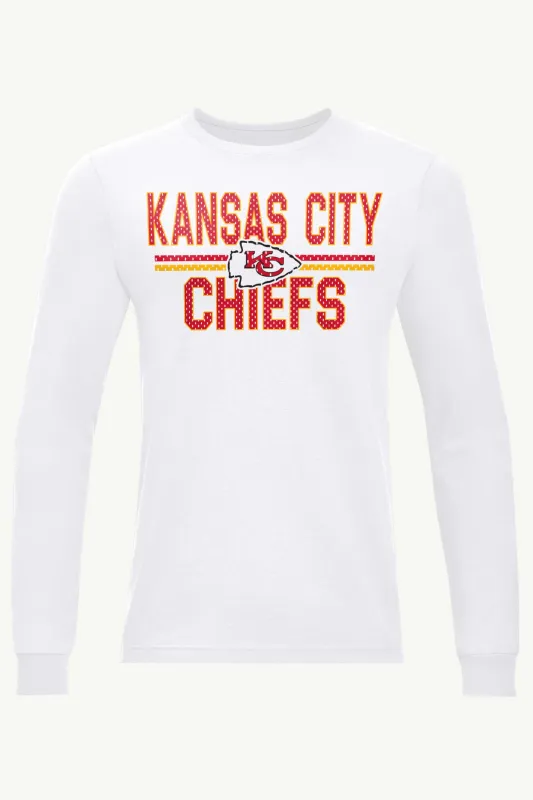 MENS KANSAS CITY CHIEFS MESH LOOK LONG SLEEVE T SHIRT sold by Starter