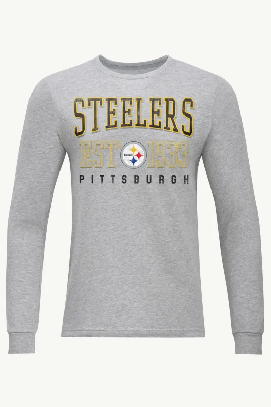 MENS PITTSBURGH STEELERS RETRO LONG SLEEVE T SHIRT sold by Starter