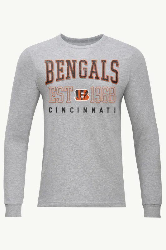MENS CINCINNATI BENGALS RETRO LONG SLEEVE T SHIRT sold by Starter