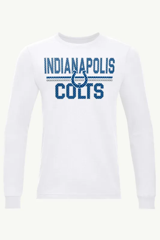 MENS INDIANAPOLIS COLTS MESH LOOK LONG SLEEVE T SHIRT sold by Starter