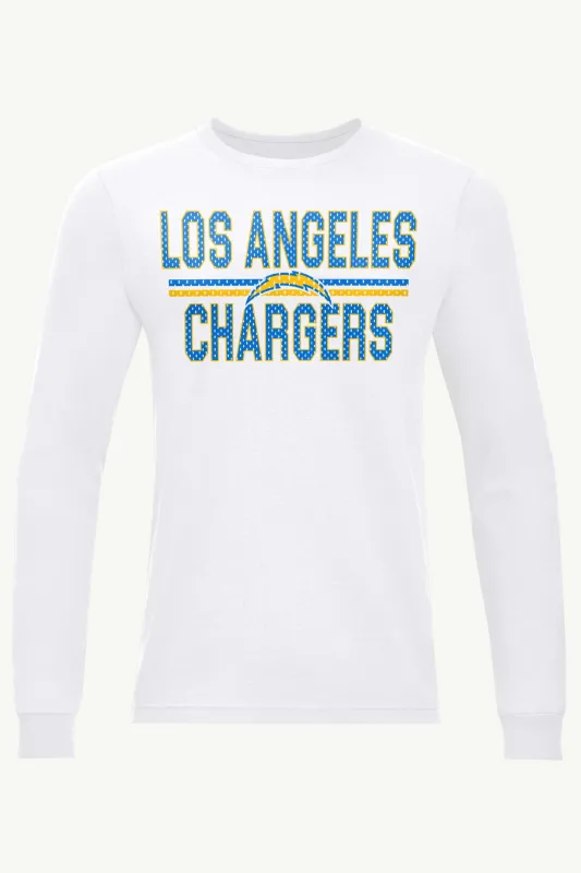 MENS LOS ANGELES CHARGERS MESH LOOK LONG SLEEVE T SHIRT sold by Starter