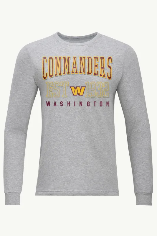 MENS WASHINGTON COMMANDERS RETRO LONG SLEEVE T SHIRT sold by Starter