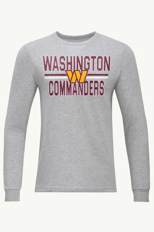 MENS WASHINGTON COMMANDERS MESH LOOK LONG SLEEVE T SHIRT sold by Starter