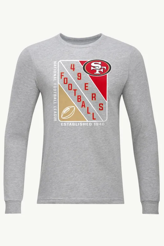 MENS SAN FRANCISCO 49ERs SHIELD LOGO LONG SLEEVE T SHIRT sold by Starter